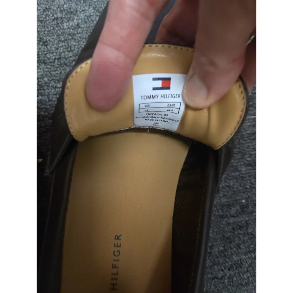 Men Tommy Hilfiger Yadil Loafer Slip On Shoes Dark Brown